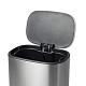 Відро для сміття з плавним закриттям овальне MIXXUS PREMIUM DIVERSE-TC0112 SS COLOR 12л (колір нержавійка) (MI7079)