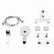 Змішувач для ванни Qtap Gemini (з душовим гарнітуром) QTGEM259CRW45683 Chrome/White