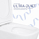 Унітаз підлоговий Qtap Stork Ultra Quiet 630×350×805 мм із сидінням Soft-close, White QTSTO27W49260