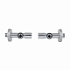 Комплект кранів Thermo Alliance Standart 1/2" НР для рушникосушарки кутовий SF395W15