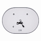 Дзеркало Qtap Gemini 500х700 з LED-підсвічуванням Touch, з антизапотіванням, з димером, рег. темп. кольору (3000-6500K) QT2578R5070