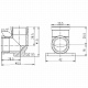 Кут настінний SD Forte 1/2" ВВ SF37115