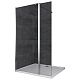 Душова перегородка Walk-In (рухома частина) KOER SR SP03-30x200-TR-01 прозоре скло EASY CLEAN 8мм хром (KR5399)