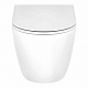 Унітаз підвісний Qtap Scorpio безобідковий з сидінням Soft-close QT1433053ERW