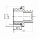 Заглушка PPR Thermo Alliance з різьбою 20х3/4" ЗР