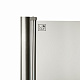 Штора на ванну Lidz Brama SS80x140L.CRM.TR стекло прозрачное 6 мм, левая