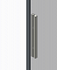 Двері у нішу розсувні KOER SR SD05-120x200-TR-01 прозоре скло EASY CLEAN 6мм хром (KR5405)