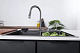 Мийка Zerix ZH7548-SET-03 Nano-Black з вбудованим змішувачем з нерж. сталі (ZM5577)