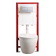 Комплект: MIXXUS PREMIUM ELLIPSE-SET-2102 Унітаз система змиву TORNADO 3.0+ Інсталяція KOER KT-0404 + панель KT-0604-01 CHROME (MP6690)
