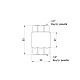 Зворотній клапан із латунним штоком Thermo Alliance Forte 1/2"В SF240W15