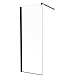 Душова перегородка Walk-In MIXXUS PREMIUM FLAT SP02-80x200-TR BLACK прозоре скло 8мм (MI6854)