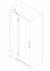 Двері у нішу розпашні KOER SR SD04-120x200-TR-01 прозоре скло EASY CLEAN 10мм хром (KR5387)