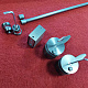 Двері у нішу розсувні KOER SR SD01-120x200-TR-07 прозоре скло EASY CLEAN 8мм графіт (KR5378)