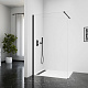 Душова перегородка Qtap Walk-In Standard BLM209.C8 90х190 см, скло Clear 8 мм, покриття CalcLess