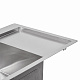 Набор 2 в 1 Lidz кухонная мойка H6350L 3.0/0.8 мм Brush + дозатор для моющего средства