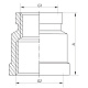 Муфта редукційна 1"x1-1/2" Koer KF.C1016 (KF0022)