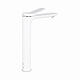 Змішувач для раковини Qtap Presto високий QTPRE269CRW45577 Chrome/White