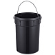 Відро для сміття з плавним закриттям кругле MIXXUS ELLIPSE-TC0212 SS COLOR 12л (колір нержавійка) (MI8399)
