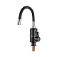 Водонагрівач 3,3 kW проточний ZERIX ELW06-EF-2BLACK (ELW06-EF-B BLACK) з індик. темп., рефлекторний вилив, на мийку (колір чорний) (ZX5033)