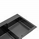 Кухонна мийка Kroner KRP Schwarze - 7848LHM PVD (3.0/1.0 мм)