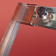 Двері у нішу розсувні KOER SR SD05-120x200-TR-01 прозоре скло EASY CLEAN 6мм хром (KR5405)