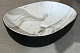 Раковина накладна MIXXUS PREMIUM ELLIPSE-0105 MARBLE-BLACK 600х400х150mm (MP6565)