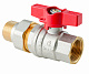 Кран з американкою KOER EXTREME KE.227-20 - 3/4" ручка "метелик" червона (KR5766)