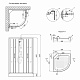 Душевой бокс Lidz Majatek SB90x90.BLA.LOW.TR, стекло прозрачное 5 мм