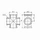 Хрестовина SD Forte 1/2" ВВ SF35415
