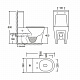 Унітаз-компакт MIXXUS BEVEL-0404-T3 660х360х800mm система змиву TORNADO 3.0 (MI6726)