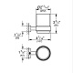 Набір аксесуарів 3в1 Grohe Essentials Cube (BF40511EC)