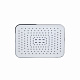 Лійка для верхнього душу Qtap Hlavova 260x180 мм прямокутна QTHLA107CRM45785 Chrome/White
