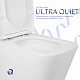 Унітаз підлоговий Qtap Tern Ultra Quiet безобідковий з сидінням Soft-Close QT17226003AW White