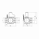 Клапан триходовий Thermo Alliance Standart 1"  ВР ручний SF363W25