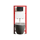 Комплект: MIXXUS PREMIUM ELLIPSE-SET-2101 GRAY Унітаз система змиву TORNADO 3.0+ Інсталяція KOER KT-0404 + панель KT-0604-07 GUN GRAY (MP6668)
