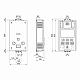Колонка газовая дымоходная Aquatronic JSD20-AG208 10 л с режимом Зима/Лето, панель из стекла с рисунком горы