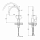 Змішувач для кухні Lidz Aria 015F3 з гнучким виливом (k35) LDARI015F3WHI43362 White / Nickel
