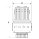 Термоголовка для радіатора M30x1.5 Koer KR.1330 (KR2676)
