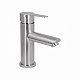 Змішувач для раковини Brinex Pure 001F низький  Nickel BRIPUR001FNKL