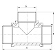 Трійник 1/2'' ННН Koer KF.T06M (KF0069)