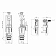 Комплект для бачка унітаза NM дворівневий, з боковим підведенням 1/2"