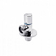 Кран приладовий для підключення Karro 1/2"x3/4" ЗЗ хромований KR-3116