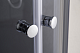 Бокс душовий без гідромасажу з високим піддоном MIXXUS STRONG SB01-90x90x215-FB SATIN матове скло 4мм (MI6884)