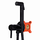 Набор для гігієнічного душу Qtap Inspai-Varius округлий QTINSVARBСRV00440001 Black Matt