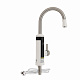 Проточний кран-водонагрівач кухонний для кухні Lidz Warm 059 LDWAR059WNK35878 White / Nickel