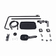 Душова система універсальна Qtap Gemini на три споживачі (з виливом) QTGEM111GMB45688 Gunmetal Black PVD