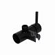 Набор для гігієнічного душу Qtap Inspai-Varius округлий QTINSVARBСRV00440001 Black Matt