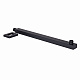 Кронштейн для верхнього душу Qtap Trubice 400 мм прямокутний QTTRU120BLM45929 Black Matt