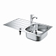 Набор Grohe мойка кухонная K200 + смеситель Eurosmart 31565SD1