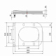 Сидіння для унітаза Qtap Tern 420х340х35 мм, Matt Black, з мікроліфтом, Slim Duroplast, Quick Release QT99HY2322MB